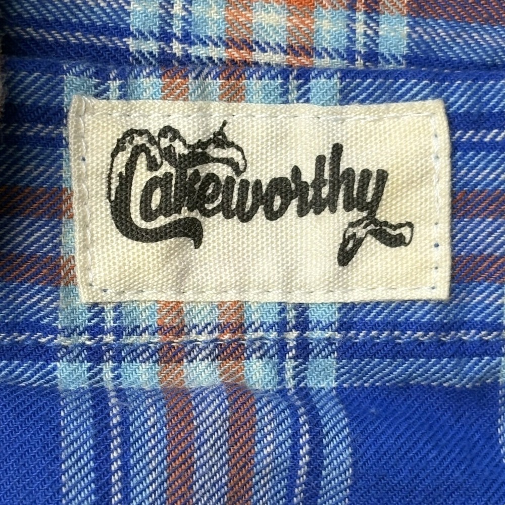 Disney Cakeworthy Cinderella Jac Flannel Mens L Blue Dream Wish Heart Makes - Picture 8 of 11